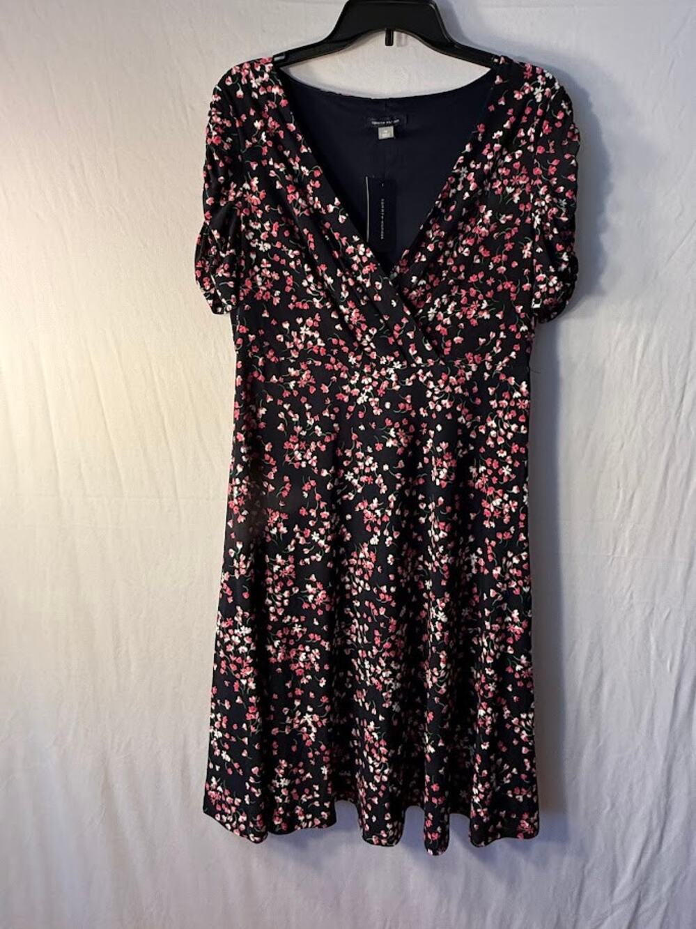 Tommy Hilfiger Womens Printed Fit Flare Dr Skycaptht 10